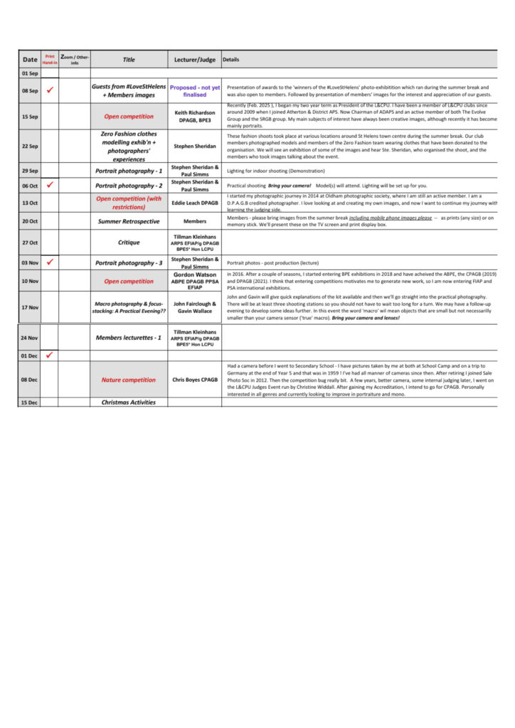 Syllabus 2025 to 2026