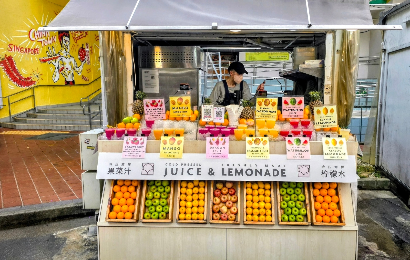 16_Singapore Chinatown Juice Stall_Neil Pritchard