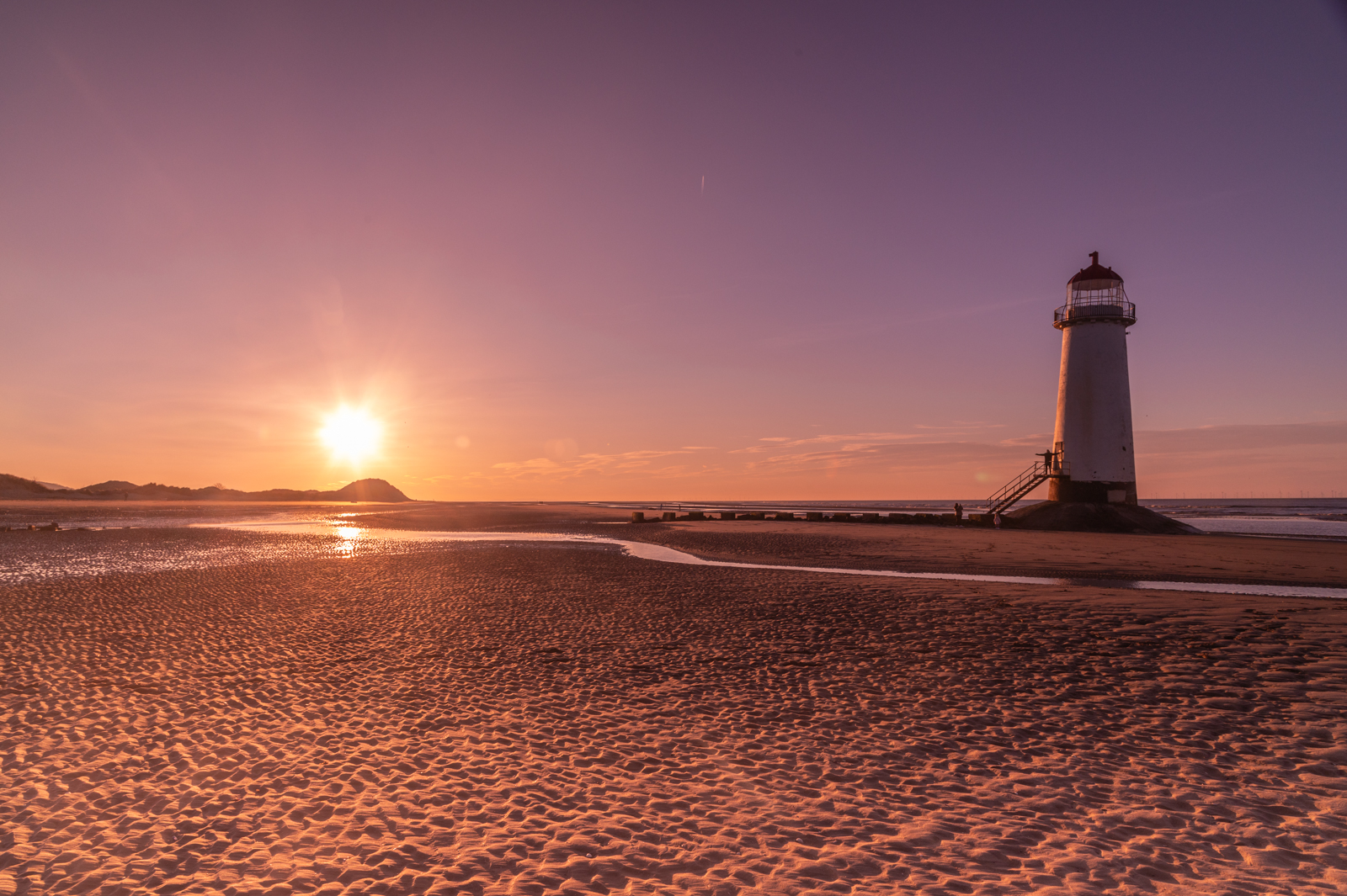 18_Sunset and river at Talacre beach_John Docherty