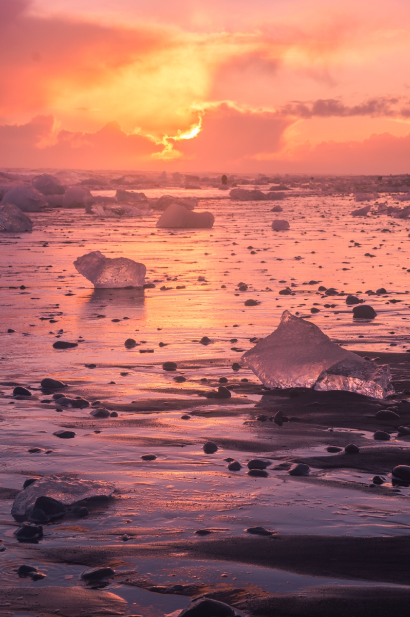 18_Sunset at ice beach_John Docherty